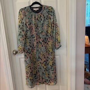LOFT Garden Midi Shirtdress